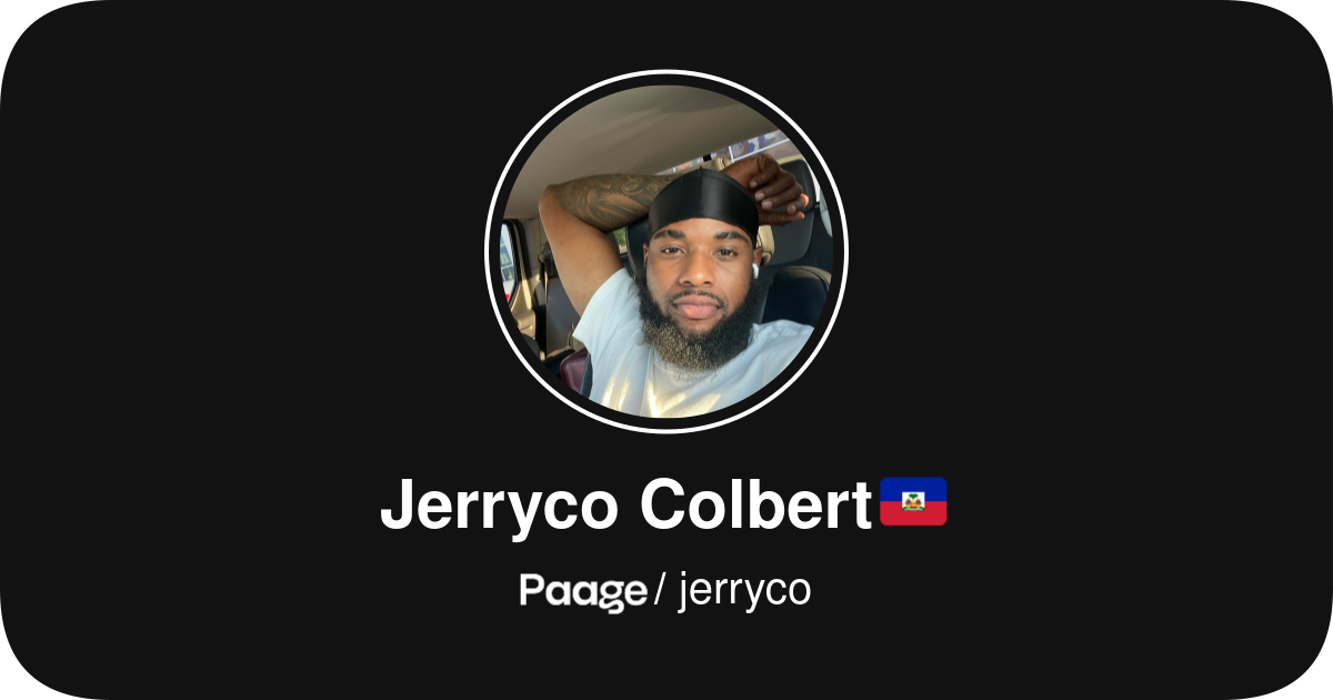 Jerryco Colbert🇭🇹