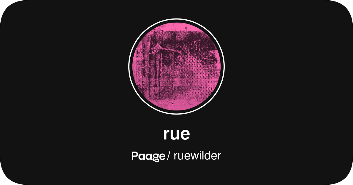 Rue Ruu rue