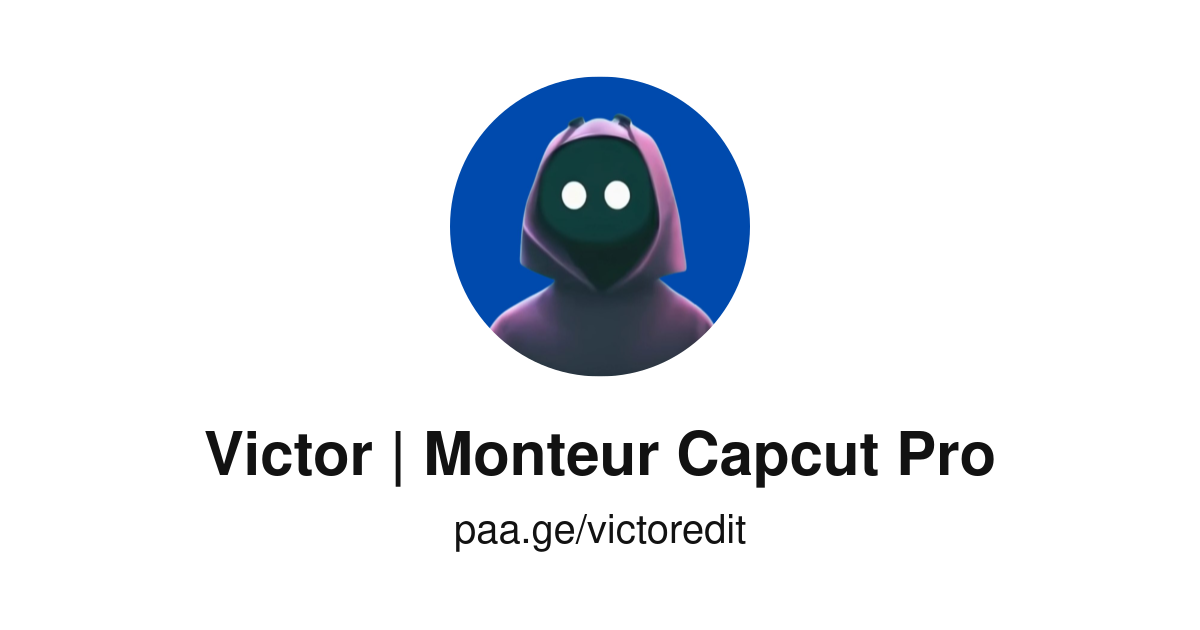 Victor | Monteur Capcut Pro
